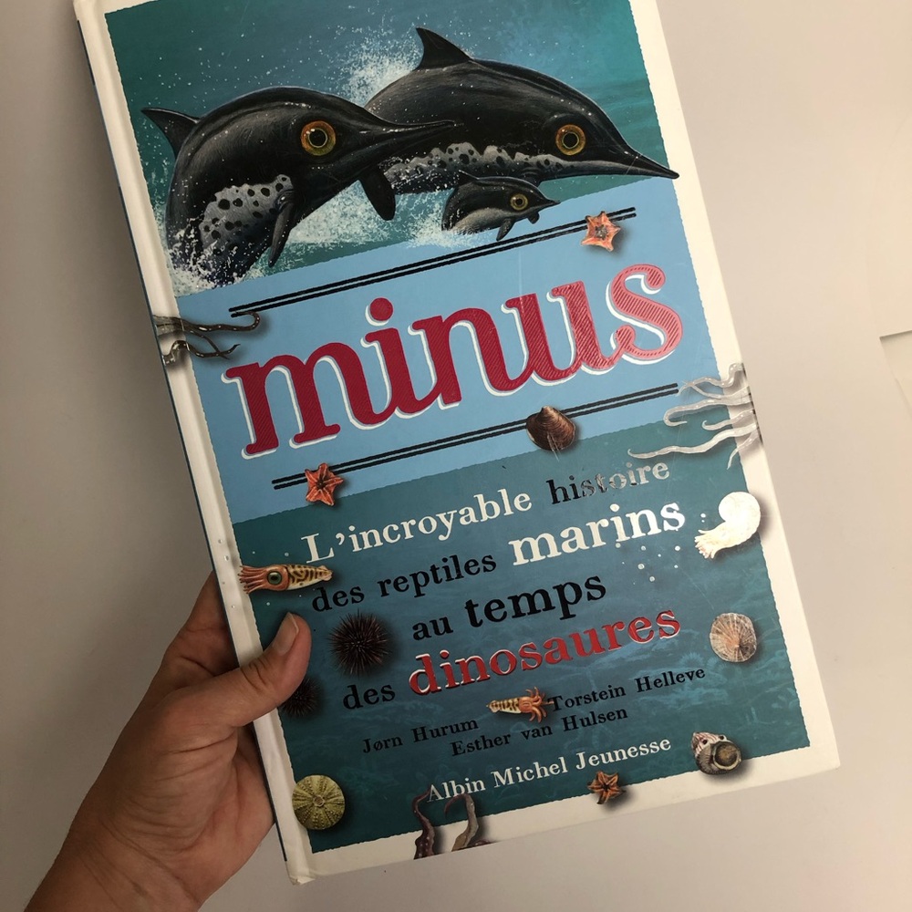 Livre Minus l'incroyable histoire des reptiles marins au temps des dinosaures